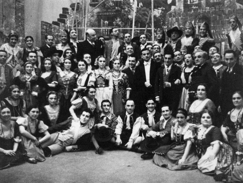 L&#039;elisir d&#039;amore. Foto di gruppo