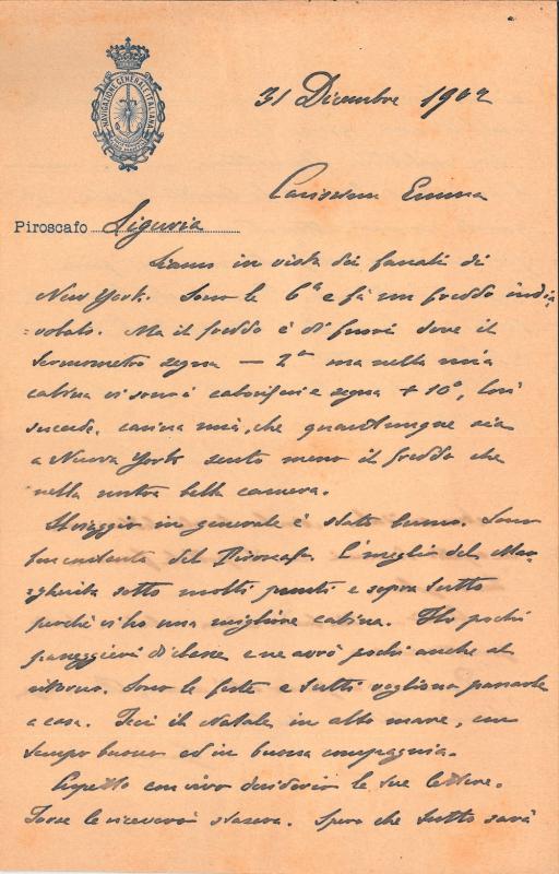 Lettere di Francesco Gerolamo Ansaldo alla moglie Emma Ramorino