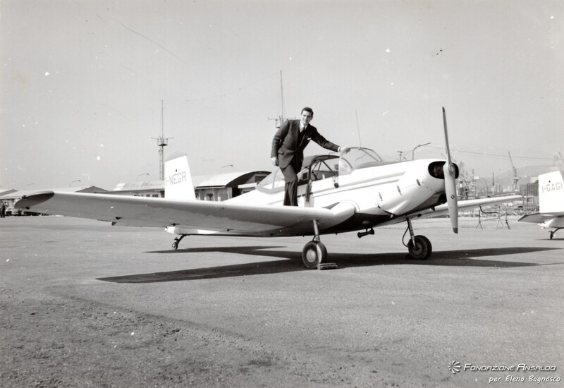 Vittorio Calissano all&#039;Aeroclub di Genova