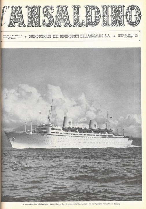 L&#039;Ansaldino, n. 7, 1957
