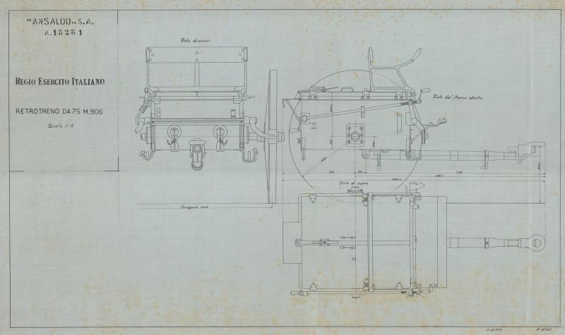 Costruzione da 75 - retrotreno