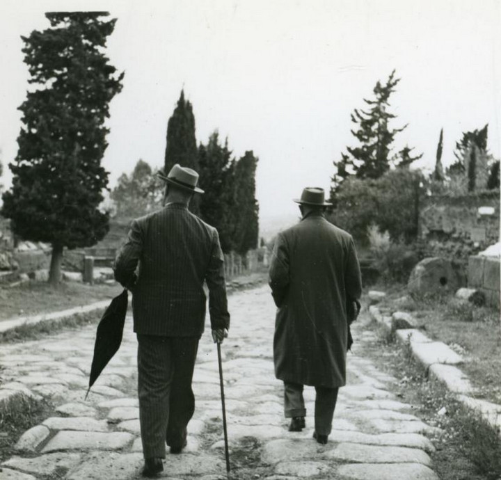 Giovanni Ansaldo, Ardengo Soffici e una donna non identificata