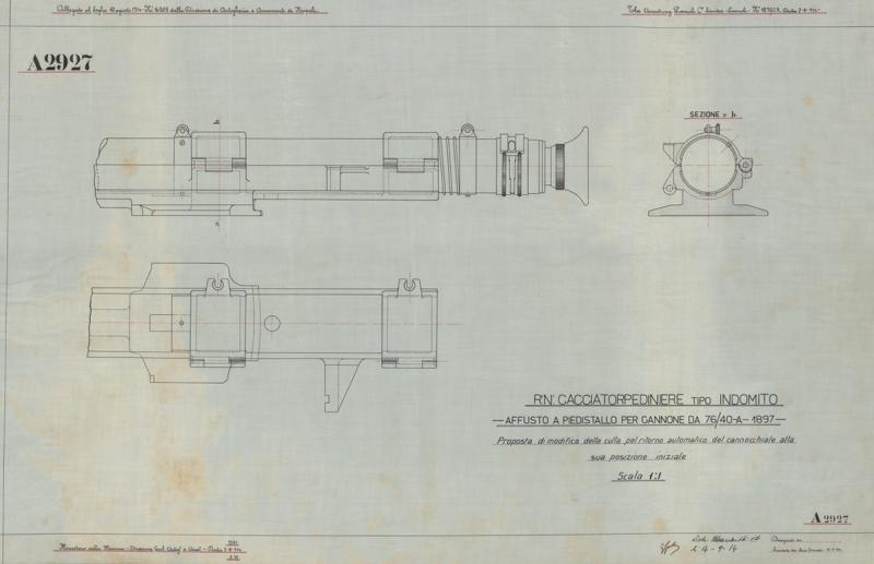 Periscopi - cannocchiale per cacciatorpediniere tipo Indomito