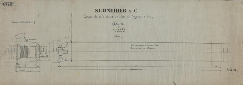 Costruzione 76/45 - lunghezza anima