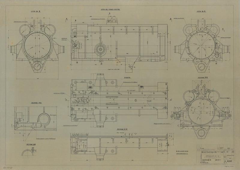 Costruzione 68 - particolari della culla