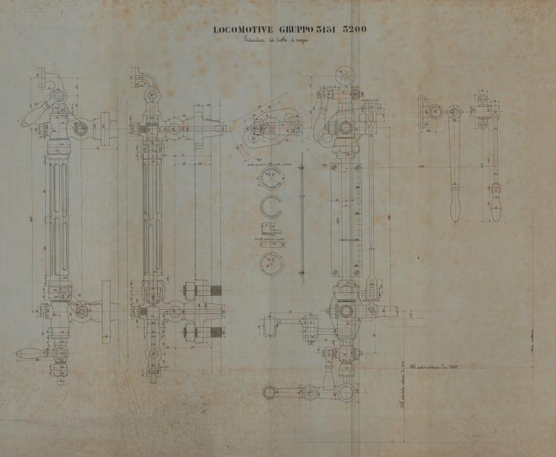 Locomotiva Alessandro Volta - Indicatore del livello dell&#039;acqua