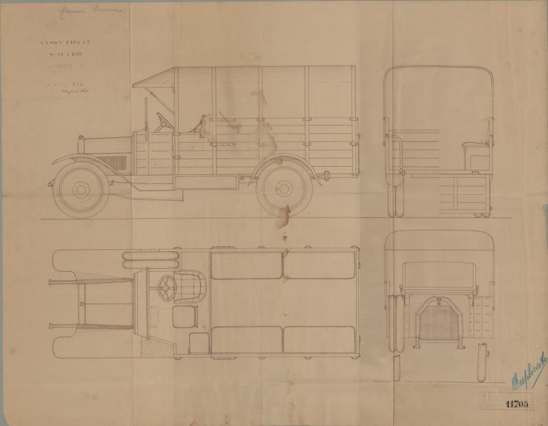 Vettura Lancia - camion