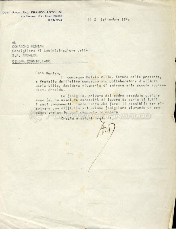 Lettere di raccomandazione