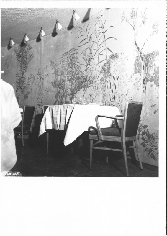 Sicilia - Dettaglio sala da pranzo prima classe con parete poppiera
