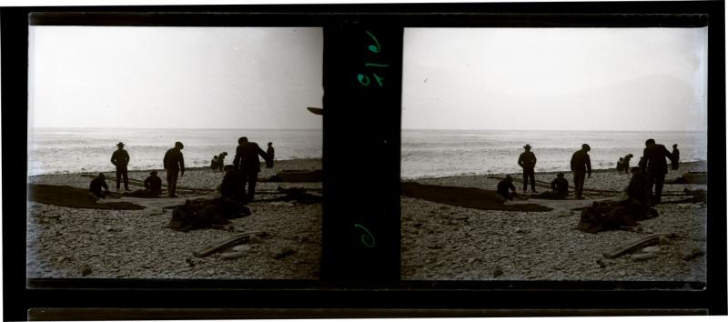 Scene di pescatori alla Foce (originale)