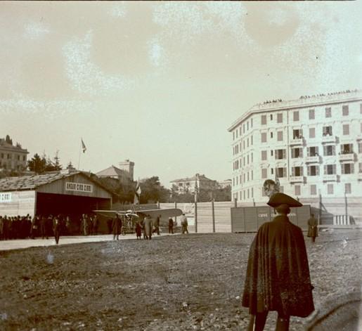 Genova - aeroplano &quot;Bleriot&quot; - pilota Ciro Cirri