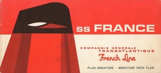 France (s/s) - Piani di sistemazione passeggeri