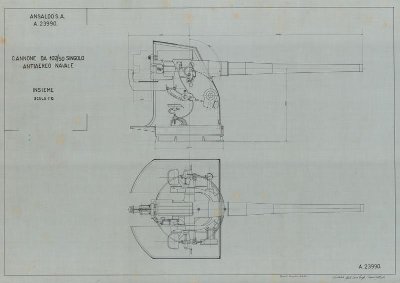 Cannone da 102/50 - insieme