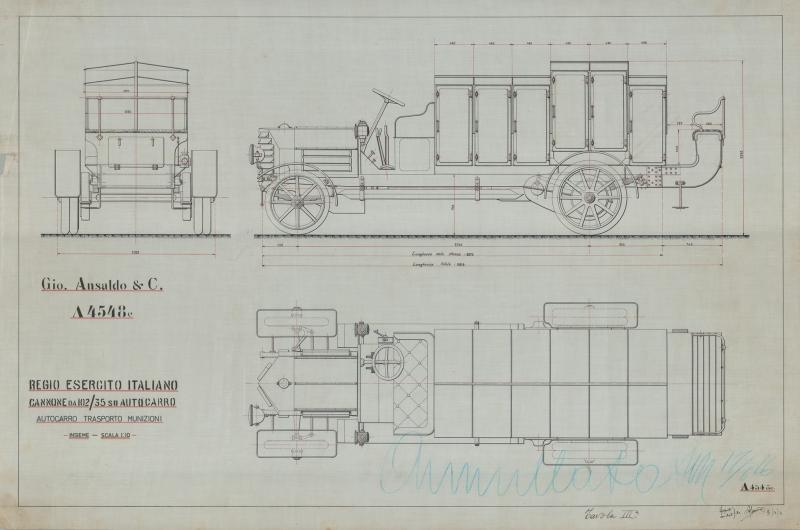 Autocarro trasporto munizioni - insieme