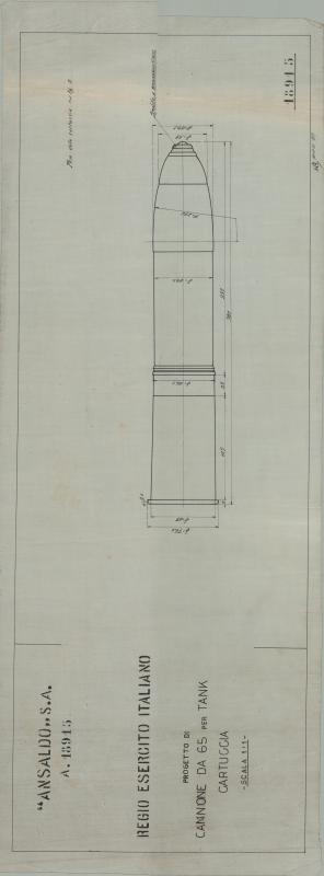 Cannone da 65 per tank - cartuccia