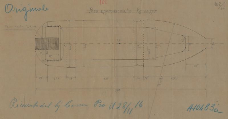Costruzione 102/35 S.1914 - originale