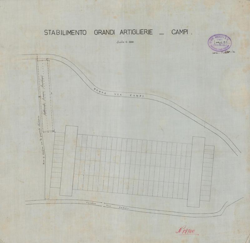 Stabilimento Grandi Artiglierie  - planimetria