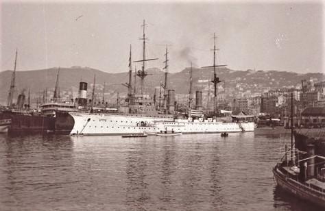 Genova - incrociatore &quot;Victoria Luise&quot; - Marina Tedesca