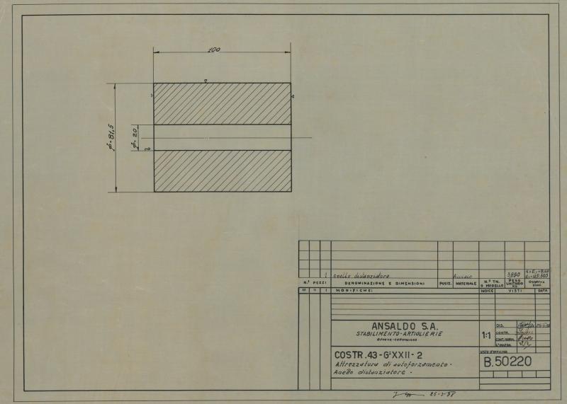 Costruzione 43 - anello distanziatore