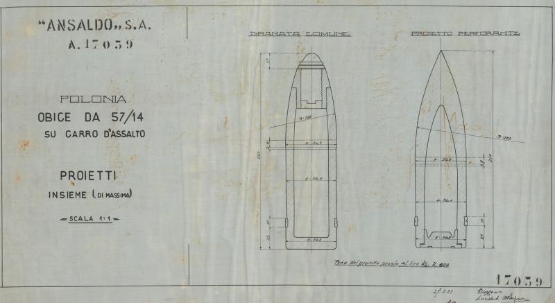 Obice 57/14 - proietti