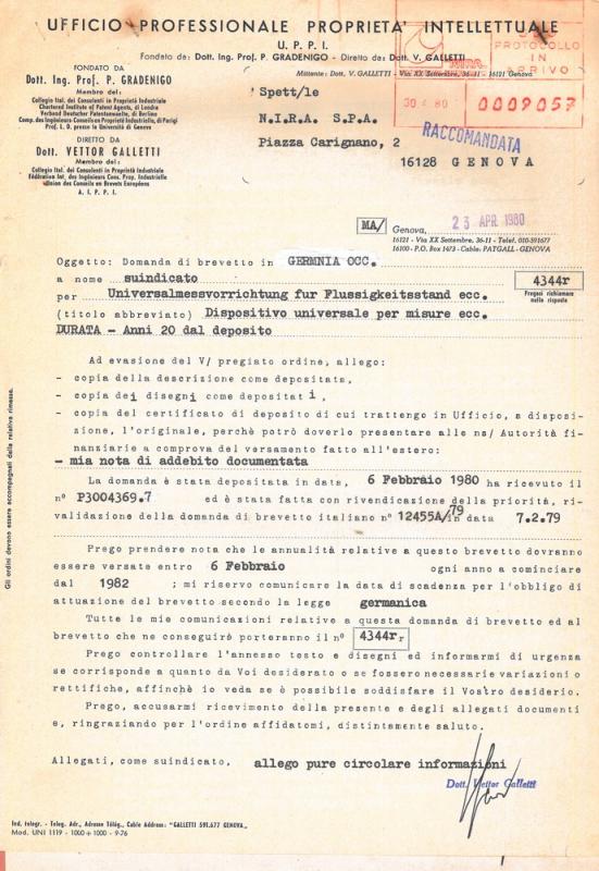 Dispositivo universale per misure di livello, portata e pressione su fluidi pericolosi (DE)