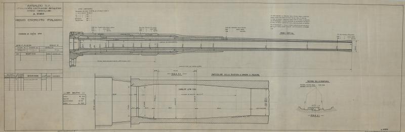 Cannone ad 120/40 ARM. - bocca da fuoco