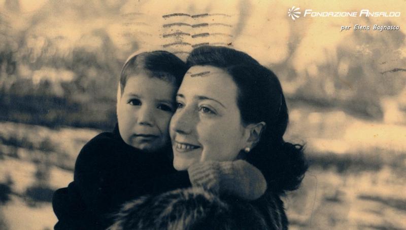 Elena Cais di Perlais e il figlio Andrea Parodi