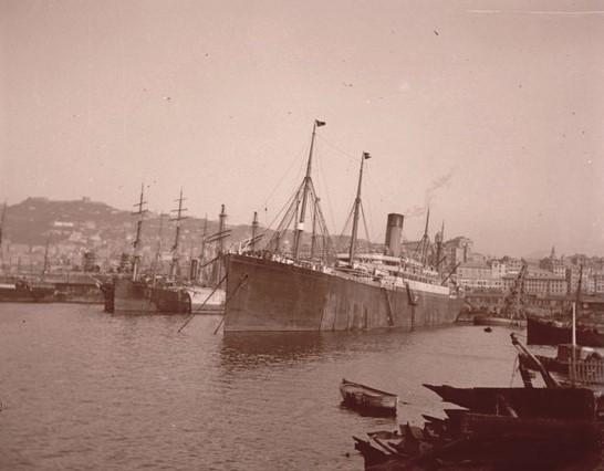 Genova - piroscafo &quot;Cretic&quot; - Marina mercantile Inglese