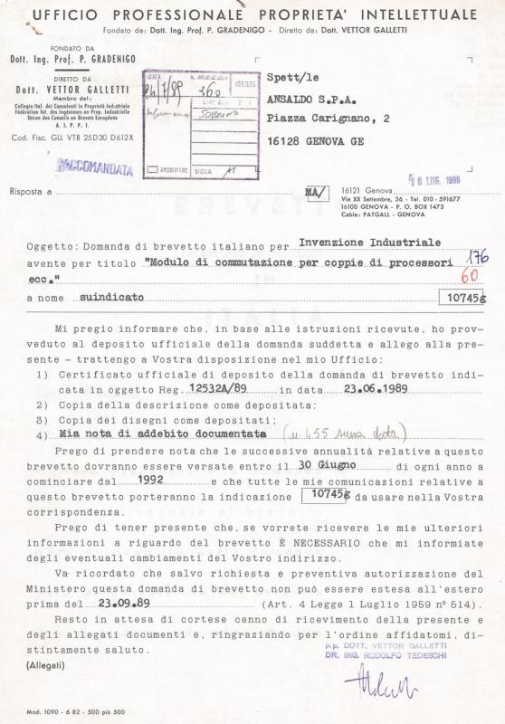 Modulo di commutazione per coppie di processori omologhi connessi ad almeno un bus di comunicazione (IT)