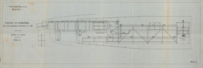 Torpedini per sommergibili - sistema di lancio