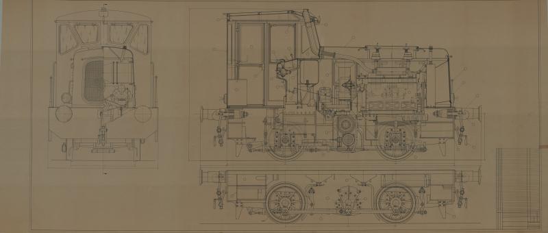 Locomotore da manovra 0-2-0 - Insieme