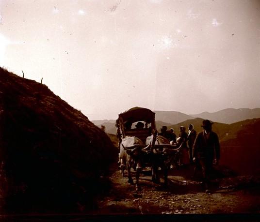 N. S. della Guardia - carro con buoi