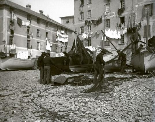 Scene di pescatori alla Foce (taglio)