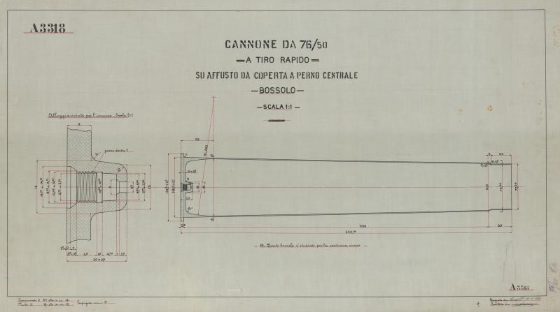 Cannone da 76/50 - bossolo