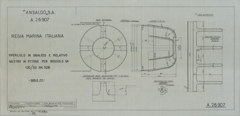 Bossolo da 120/50 - opercolo
