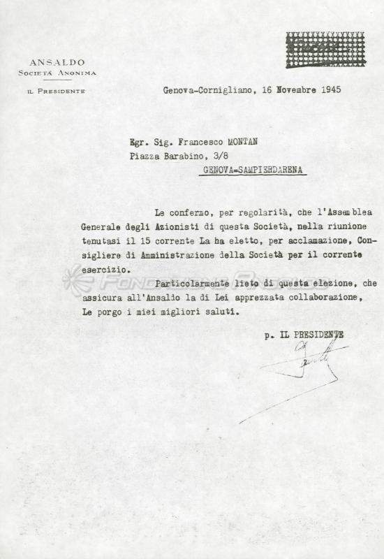 Congratulazioni per nomina a consigliere