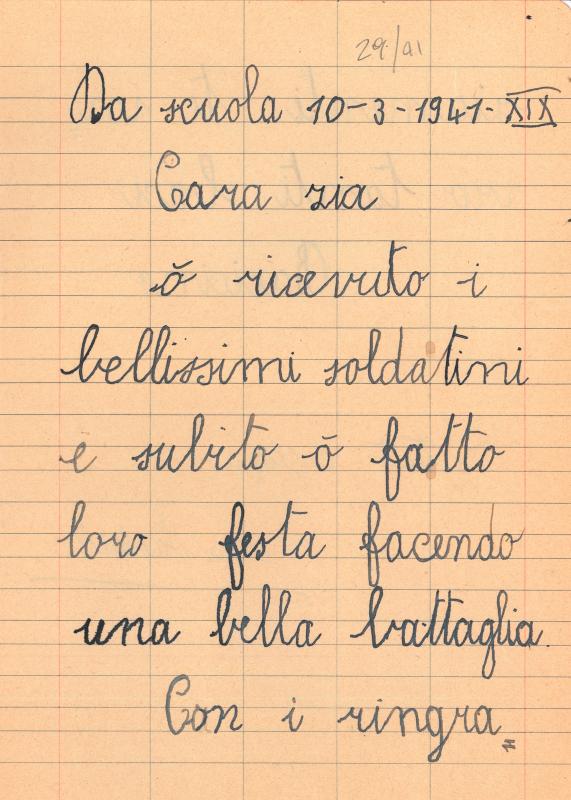 Lettere a Zia Maria 1941