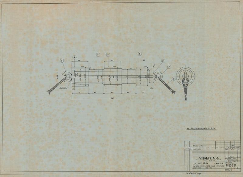 Costruzione 68 - cilindro verificatore