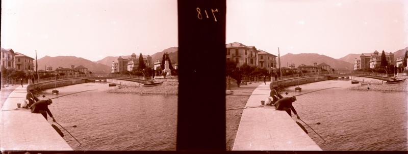 Rapallo. Passeggiata e ponte sul torrente (originale)