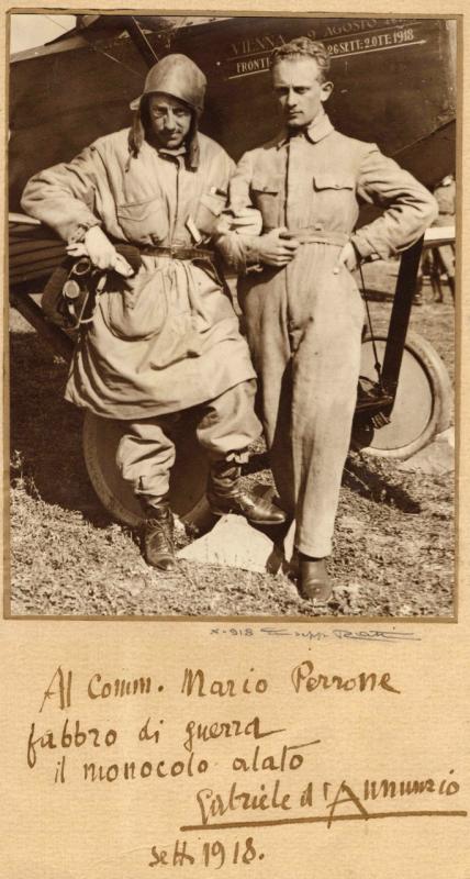 Gabriele D'Annunzio e Natale Palli