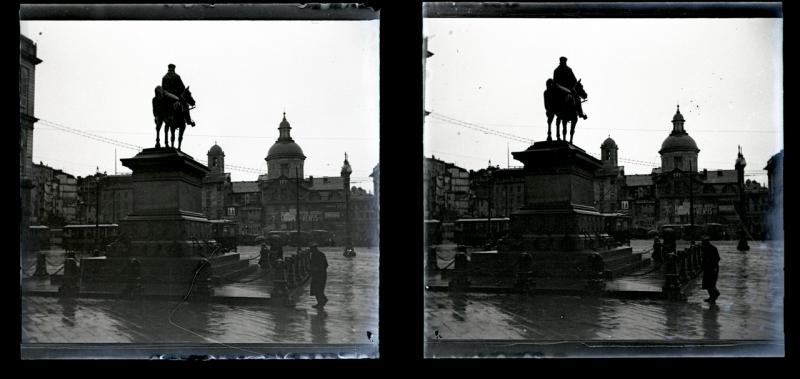 Piazza De Ferrari - Monumento Garibaldi (originale)