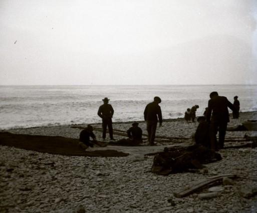 Scene di pescatori alla Foce (taglio)