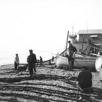 Scene di pescatori alla Foce (taglio)