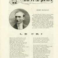 Bianco Rosso e Verde, n. 3, 1915 - componimento poetico di Henry Bataille, p. 4